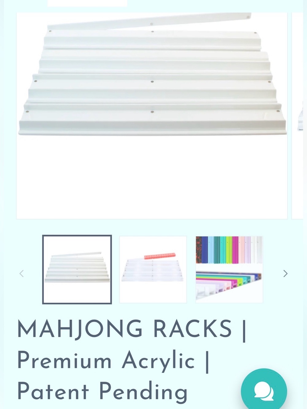 My Fair Mahjong 20 inch Acrylic Tacks with Magnrtic Pushers